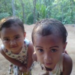 girls in tribal village in Sirmangal